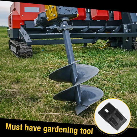 9 Piece 3 Point Auger Teeth With Screws Replacement Set For Heavy Duty Post Hole Diggers Skid Steers And Tractors