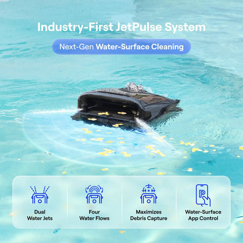 Sora 70 Pool Vacuum Robot Delivers 360 Degree Cleaning From Surface To Floor With Smart Surface Parking Boss Level