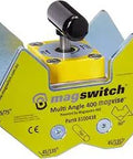 Mini Magnetic Vise With Multi Angle Hold For Drilling And Beveling, Quick Setup And Release, yellow steel vise tool