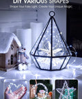 USB Fairy Lights 66 Feet With 200 LEDs Remote Control And Timer Waterproof 8 Modes For Indoor Outdoor Decor around decor items