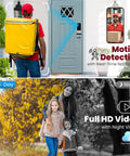 Six In One Smart Lock With Camera And Doorbell, Keyless Entry For Front Door With Motion Detection and Night Vision