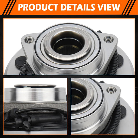 Front Wheel Bearing And Hub Assembly For Ram 1500 2012 2018 And Ram 1500 Classic 2019 2022 With 5 Lug ABS Sensor Included