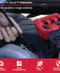 Pro Grade All In One 73 Piece Hex Torx Impact Socket Set with deep and shallow sockets in use for auto repairs