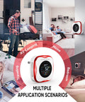 Plug In Carbon Monoxide Alarm 3-In-1 Detector With Real Time Temperature And Humidity Display in various home settings
