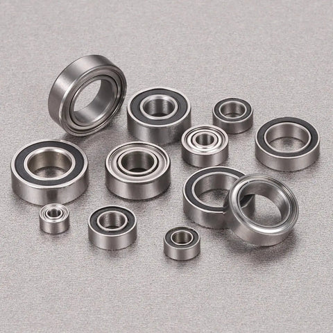 Assorted SMR93ZZ Deep Groove Ball Bearing Set 3x9x4mm, 440C stainless steel, for precision machines, DIY gearheads.