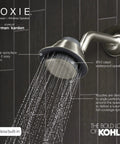 Moxie Alexa Enabled Showerhead With Dope Bluetooth Speaker And Radio Waterproof IPX7 Rated Shower Speaker with water spray