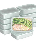 20-Piece One-Compartment Meal Prep Containers With Lids PFAS And BPA Free Materials Durable Grab-And-Go Storage
