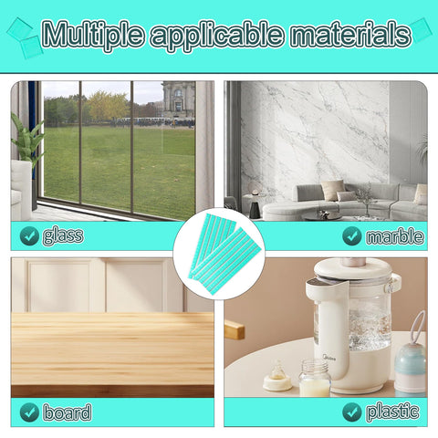 Blue Poster Putty Adhesive Reusable And Removable Sticky Tack For Wall Art And Photos 120 Pre Cut Squares for various surfaces