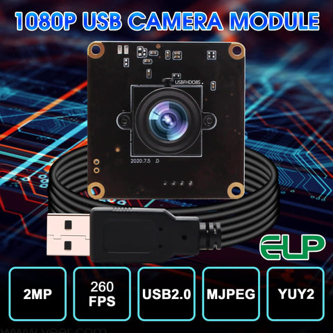 2MP High Speed USB Camera Module For Computer And PC 1080p Full HD UVC Web Camera Board With CMOS OV4689 and USB cable