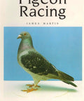 Book cover featuring a pigeon for 'Pigeon Racing Essentials For Beginners And Pros, Pro Tips, Training Methods, Loft Management'