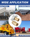 heavy-duty hydraulic quick disconnect applications on trailers and rigs