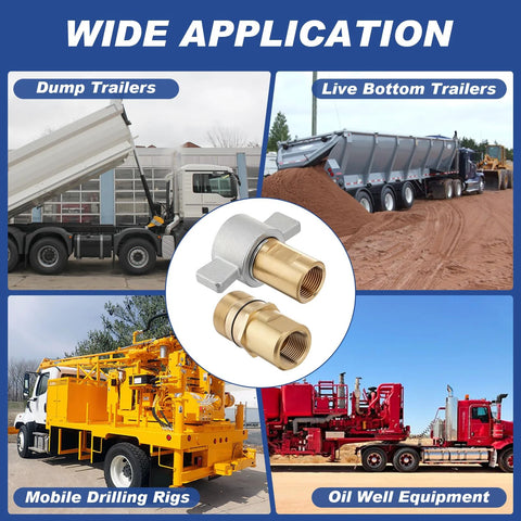 heavy-duty hydraulic quick disconnect applications on trailers and rigs