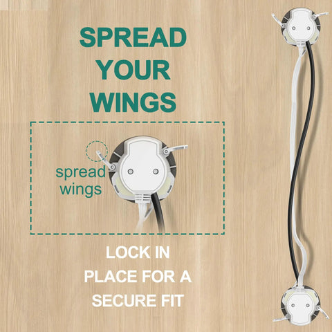 Slick In Wall Cable Management Kit To Hide Tv Wires And Keep Your Space Zero Mess includes cable lock feature on wooden surface.