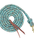 10 Foot Performance Lead Rope With Brass Plated Snap And Soft Comfort Grip For Daily Barn Use Perfect For Leading Tying Grooming And Training Horses In Classic Cowboy Style Tack coiled