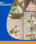 Hanging stained glass lamps with floral designs using 60/40 Solder For Stained Glass Pro Grade Tin Lead Alloy with smooth flow.
