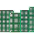 Set of four double-sided PCBs from Over 800 Pieces DIY Electronics Kit With Double Sided PCBs, 3mm And 5mm LED Diodes, Resistor Pack