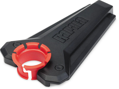 Folding Camera Panner For Ice Fishing, Pro Grade Underwater Angler Accessory in black and red, with easy mounting and 360 degree rotation