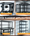 24 Piece Heavy Duty Inside L Shape Connector Kit For 2020 Aluminum Extrusion Frame Hardware Featuring Rock Solid Zinc Alloy Build No Nonsense DIY Assembly And Premium Black Finish in industrial use.