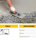 Applying Heavy Duty Acrylic Concrete Adhesive Glue And Portland Cement Mortar Admixture With Freeze Thaw Resistance For Rock Solid Bonding And Heavy Hitter Performance One Gallon Pack.