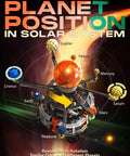 MOCBURIKU Solar System Building Set For Kids STEM Toys With Rotatable Handle And Mechanical Gears Space Hands On Learning Kit