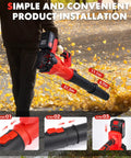 650 CFM Beast Mode Cordless Leaf Blower With 21V Battery Pack Two 2.6Ah Batteries And Charger demonstration in use on leaves