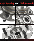 Close-up of Rear Wheel Bearing And Hub Assembly For 2012 2016 Honda CR V AWD And 2013 2015 Acura RDX AWD 5 Lug With ABS