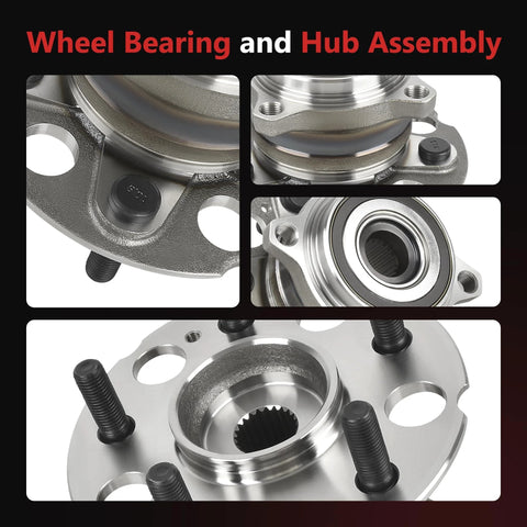 Close-up of Rear Wheel Bearing And Hub Assembly For 2012 2016 Honda CR V AWD And 2013 2015 Acura RDX AWD 5 Lug With ABS