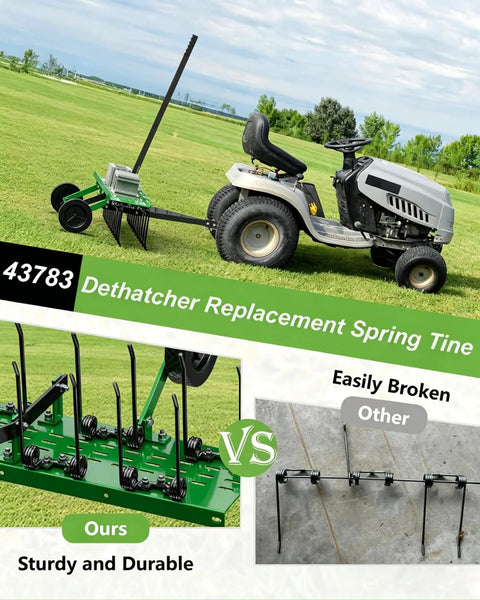 20 Pack Dethatcher Replacement Spring Tines For AgriFab 40 And 48 Inch Lawn Rakes Compatible With Craftsman And John Deere