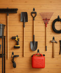 8 Pack Hang All Your Gear Heavy Duty Garage Hooks Wall Mount Set For Ladders Garden Tools Bikes And More Steel Utility Organizer
