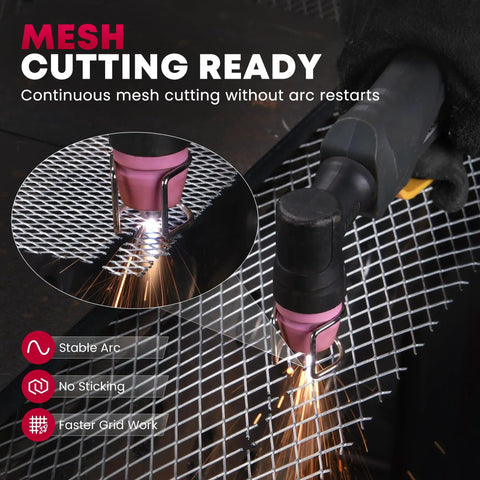 Dual Voltage Pilot Arc Plasma Cutter For Home Workshop Garage Ready 110 And 220 Volt Inverter IGBT Technology cutting mesh