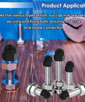 Six Size Hex Acorn Cap Nut Covers Kit For M3 To M10 Bolts, Nylon Screw Caps For Indoor Outdoor Use, 110 Pieces, M3 M4 M5 M6 M8 M10 Assortment