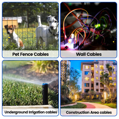 Underground Wire Locator And Cable Tester F02 Pro for detecting buried wires and garden lighting cables.