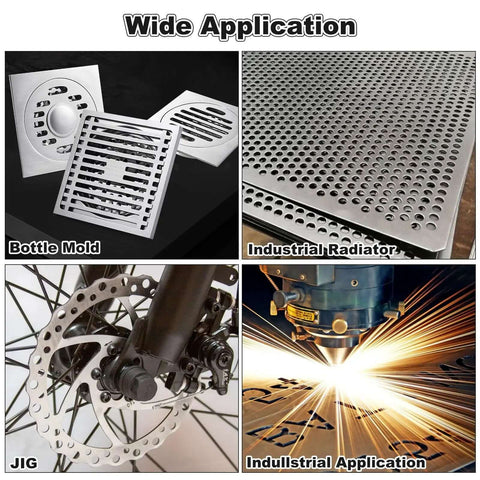 Wide application of Four Pack 6061 Aluminum Sheets 3.9 X 3.9 X 0.47 Inch Aluminum Plate for DIY projects and welds in molds and radiators.