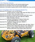 High Performance Carburetor Air Filter Adapter Jet Kit Upgrade For GX160 GX200 Predator 212cc 6.5HP Engines with vehicle compatibility list