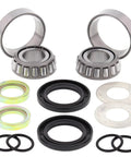 Swingarm Bearings And Seals Kit For Kawasaki KFX700 V Force 2004 with tapered bearings, seals, O-rings, washers, bushings