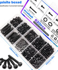 All In One M3 Screws Assortment Kit For 3D Printers Featuring 620Pcs Hex Socket Head Cap Bolts, nuts, washers in tray