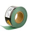 Pro Grade 1500 Grit Green Film PSA Longboard Sandpaper Roll Twenty Yard Long Self Adhesive Backing Two and Three Quarter Inch Wide