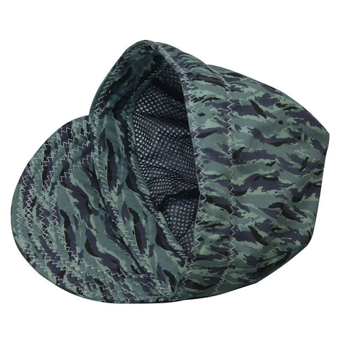 Shop Ready Hella Comfortable Pure Cotton Welding Cap With Breathable Mesh Sweatband Grey One Size Fits Most showing plaid pattern.