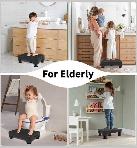 5 Level Adjustable Step Stool With 700 Lb Capacity For Seniors And Home Safety, Portable Stool for various home uses