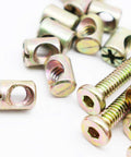 Crib Screws Hardware Replacement Kit 18 Piece Set M6x40 50 60 70 80mm Hex Drive Socket Cap Screws With Barrel Nuts