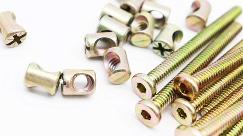 Crib Screws Hardware Replacement Kit 18 Piece Set M6x40 50 60 70 80mm Hex Drive Socket Cap Screws With Barrel Nuts