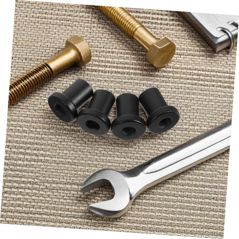 Heavy Duty Carbon Steel Barn Door Clamps And Sliding Door Replacement Spacers Set with bolts and wrench on carpet