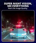 Night street view from Front Car Dash Cam A119 V3 2K 2560X1440P Quad HD Plus 60fps With 5MP STARVIS Sensor