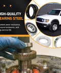 16 Piece Rear Axle Bearing And Seal Kit For Toyota Tacoma 1995 Through 2004 And 4Runner 1996 Through 2002 Replacement Part Numbers