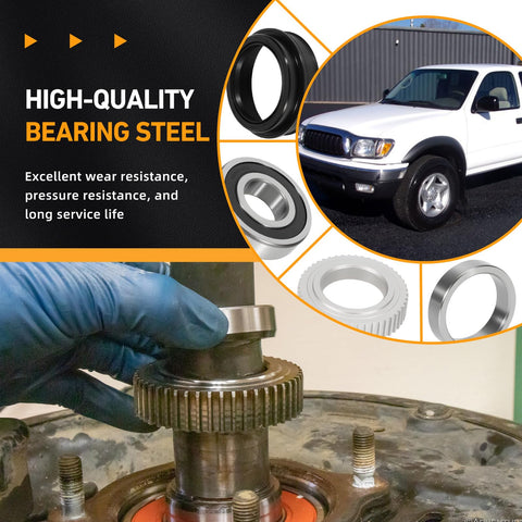 16 Piece Rear Axle Bearing And Seal Kit For Toyota Tacoma 1995 Through 2004 And 4Runner 1996 Through 2002 Replacement Part Numbers