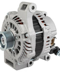 High Output 110Amp 12V Alternator For Mazda 5 2.3L 2008 2009 2010 With CW 6-Groove Pulley Beefed-Up Replacement Premium CNC