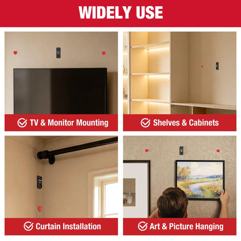 Solid Magnetic Stud Finder And Level With Straight Shot Accuracy To Hunt Down Hidden Nails Behind Drywall Without The Headache Includes Two Tough Magnetic Markers Gonna Make Your Wall Drilling Tasks Dead Easy