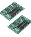 Top Notch 2 Pack 3S 60A BMS Protection Board 12.6V Lithium Battery Balance Charger Module rock solid 18650 circuit view.