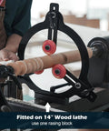 Woodturning Steady Rest For Twelve Inch, Fourteen Inch, And Sixteen Inch Swing Lathe on 14 inch wood lathe with spindle