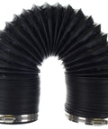 4 Inch Flexible PVC Reinforced Aluminum Dryer Duct 10 Feet For Front Load And Top Load Dryers Black PVC Outer Layer Strengthens